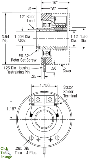 Self Contained Stock Assembly 1.00 inch bore