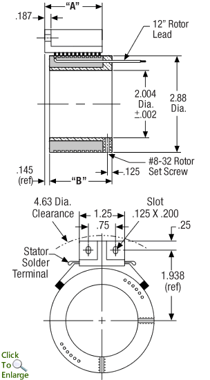 Separate Rotor & Brush Block Assembly Slip Ring 2.00 inch bore