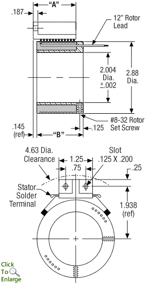 Separate Rotor & Brush Block Assembly Slip Ring 2.00 inch bore